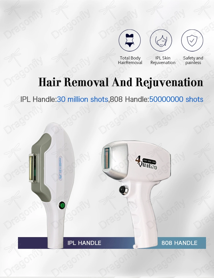 2023hottest 2in1 IPL808 Diode Laser Beauty Device