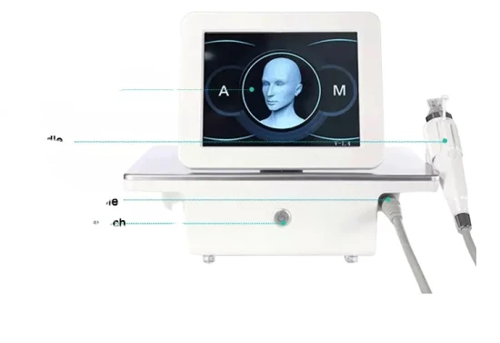 여드름 흉터 제거를 위한 Microneedle 분수 RF 황금 Microneedling 장치, 장치를 강화하는 Microneedle 분수 RF 피부