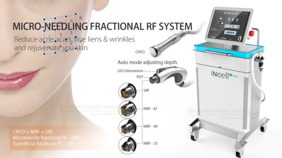 얼굴 아름다움 RF Microneedling 장치 뜨거운 판매 휴대용 무선 주파수 Microneedling 장치